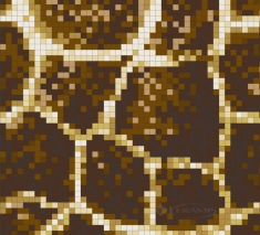 мозаика Сolibri mosaic Декор из стеклянной мозаики "Жираф" 50,4x50,4 (07_1)