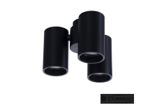 точечный светильник Azzardo Makalu 3 50W GU10 black (AZ4214)