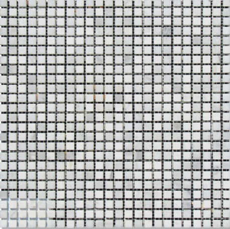 Мозаїка KrimArt Mix White 30,5x30,5 polaris Mix (1х1) МКР-1П