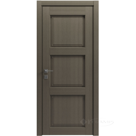 Дверне полотно Rodos Style 3 700 мм, глухе, сірий дуб