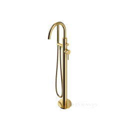 змішувач для ванни окремостоящий Omnires Y brushed brass (Y1233-SBSB)