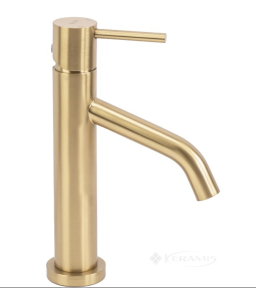 смеситель для умывальника Rea Level gold brush (REA-B6218) (смеситель для умывальника Rea Level gold brush (REA-B6218))