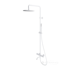 душевая система Omnires Y с термостатом, matt white (Y1234WM)