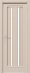 дверне полотно Rodos Fresca Mikela 600 мм, з полустеклом, білений дуб