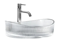 умывальник Rea Harper 50x37 transparent (REA-U8525)