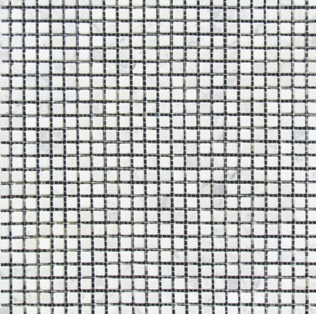 Мозаика KrimArt Mix White 30,5x30,5 polaris Mix (1х1) МКР-1С