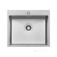 кухонная мойка Granado Villena S304 58х50х22 с сифоном, inox (GS03304)