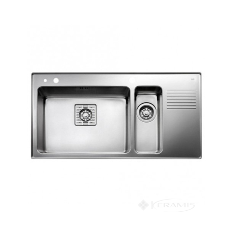 Кухонная мойка Teka Frame 1 1/2B 1/2D RHD 97x51x18 нержавеющая сталь (40180531)