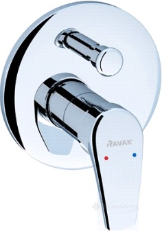 Вбудовуваний змішувач для ванни і душа Ravak Neo 061.00 врізний (X070020)