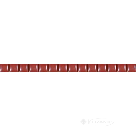 Фриз Grand Kerama 1,3x20 разрезной люстрированый красный
