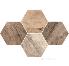 мозаїка Stargres 28,3x40,8 timber heksagon