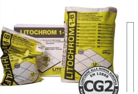 Затирка Litokol Litochrom 1-6 (С. 00 білий) 5 кг
