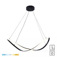 люстра Zumaline Erda (19600P-BK)