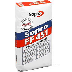 клей для плитки Sopro FF цементная основа, 25 kg (451/25)