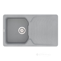 кухонная мойка Vankor Sigma 84,5x49 gray + сифон (SMP 02.85)