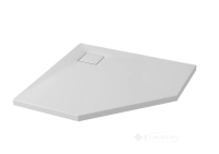 піддон душовий п'ятикутний Cersanit Tako Slim 90x4 білий глянцевий + сифон (S601-129) B545