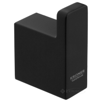 крючок для ванной комнаты Kroner Edelstahl Kubus черный (Kubus-SCH3905-1)