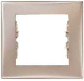 Рамка Schneider Electric Sedna 1 пост., титан (SDN5800168)