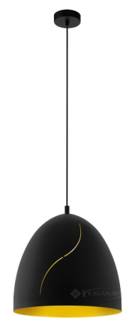 Підвісний світильник Eglo Hunningham, чорний, золотий (43067)