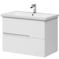 тумбочка с умывальником Aquarius Silver 80x45x58 белая (70942384)