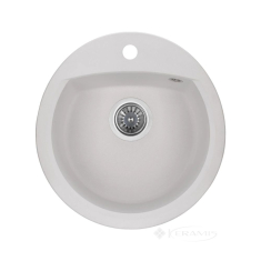 кухонная мойка Granado Ronda 47x49x20 с сифоном, white (gr2205)