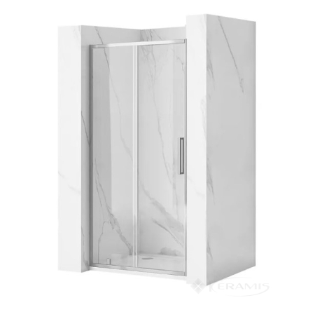 Душевая дверь Rea Rapid Slide 150x195 безопасное стекло, прозрачное, chrome (REA-K5605)