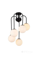 люстра Wunderlicht Modern Style черный матовый/белый (MF6709-45)