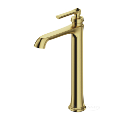 смеситель для умывальника Omnires Armance brushed brass, высокий (AM5213BSB)