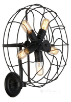 светильник настенный Azzardo Fan, черный, 5 ламп (FLMB01 / AZ1349)