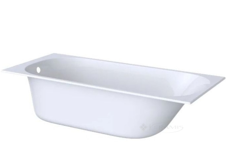 Ванна акриловая Geberit Soana 160x70 прямоугольная, с ножками, белая (554.035.01.1)