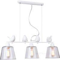підвісний світильник Blitz Modern Style, білий, прозорий, 3 лампи (4288-43)