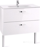 тумба з умивальником Roca Victoria Basic 80x45x56 білий глянець (А855852806)
