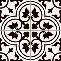плитка Almera Ceramica Pre. Dover 45x45 black mat