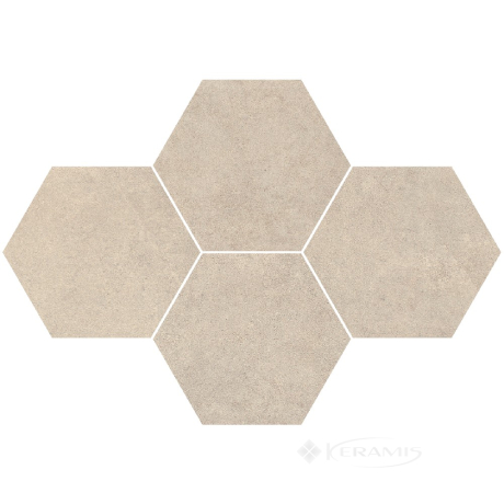 Мозаика Stargres Qubus 28,3x40,8 soft grey heksagon