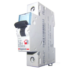 автоматичний вимикач Legrand Tx3 6 А, 230В/400В, 1 п., Тип B, 6 kA (403969)
