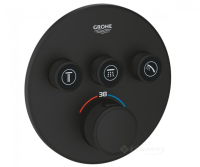 смеситель для душа Grohe Grohtherm SmartControl термостат скрытого монтажа с тремя кнопками управления черный (29508KF0)