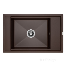 кухонна мийка Granado Estella 78х50х21 з сифоном, marron (3306)