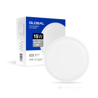 светильник потолочный Global Hpl 15W 5000K круг (1-GBH-02-1550-C)