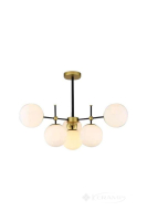 люстра Wunderlicht Modern Style золото/белый (MF6788-46)