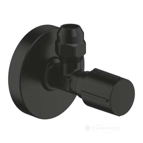 Вентиль кутовий Grohe angle valve чорний матовий (220732430)