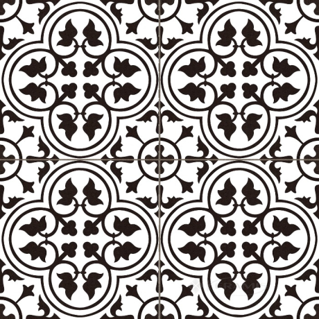 Плитка Almera Ceramica Pre. Hampton 45x45 black mat