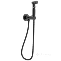 гигиенический гарнитур Imprese Kucera скрытого монтажа, черный матовый (f03703410AA)