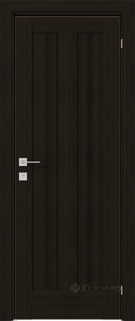 Дверное полотно Rodos Fresca Mikela 600 мм, глухое, венге шоколадный