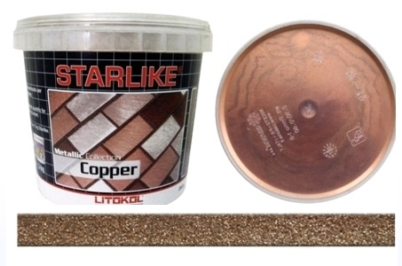 Добавка к затирке Litokol Metallic Copper (медный) 200 гр