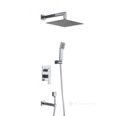 душовий комплект прихованого монтажу Gappo хром (G7102)