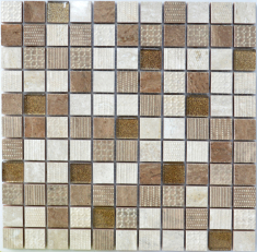 мозаика Kotto Keramika СМ 3044 С3 Beige/Brown/Brown Gold 30х30