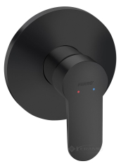 змішувач для душу Ferro Nostris прихованого монтажу, 1 функція, чорний (BNS7PABL)