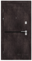 двері вхідні Rodos Standart 880x2050x111 дуб тютюн синхро /сосна крем (Stz 002)
