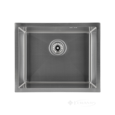 кухонная мойка Granado Under Top Max STEEL S304 53х43х22 с сифоном, millet, inox (GS07304M)