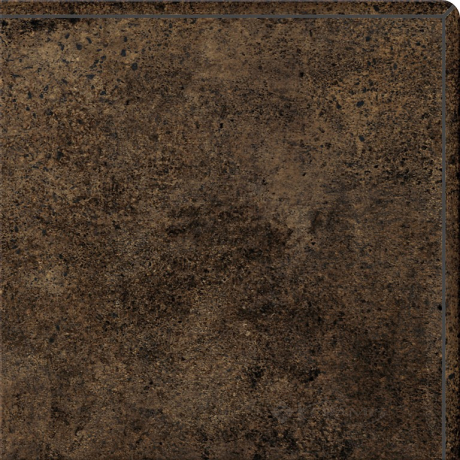 Ступень угловая с капиносом Cersanit Lukas 31,3x31,3 brown